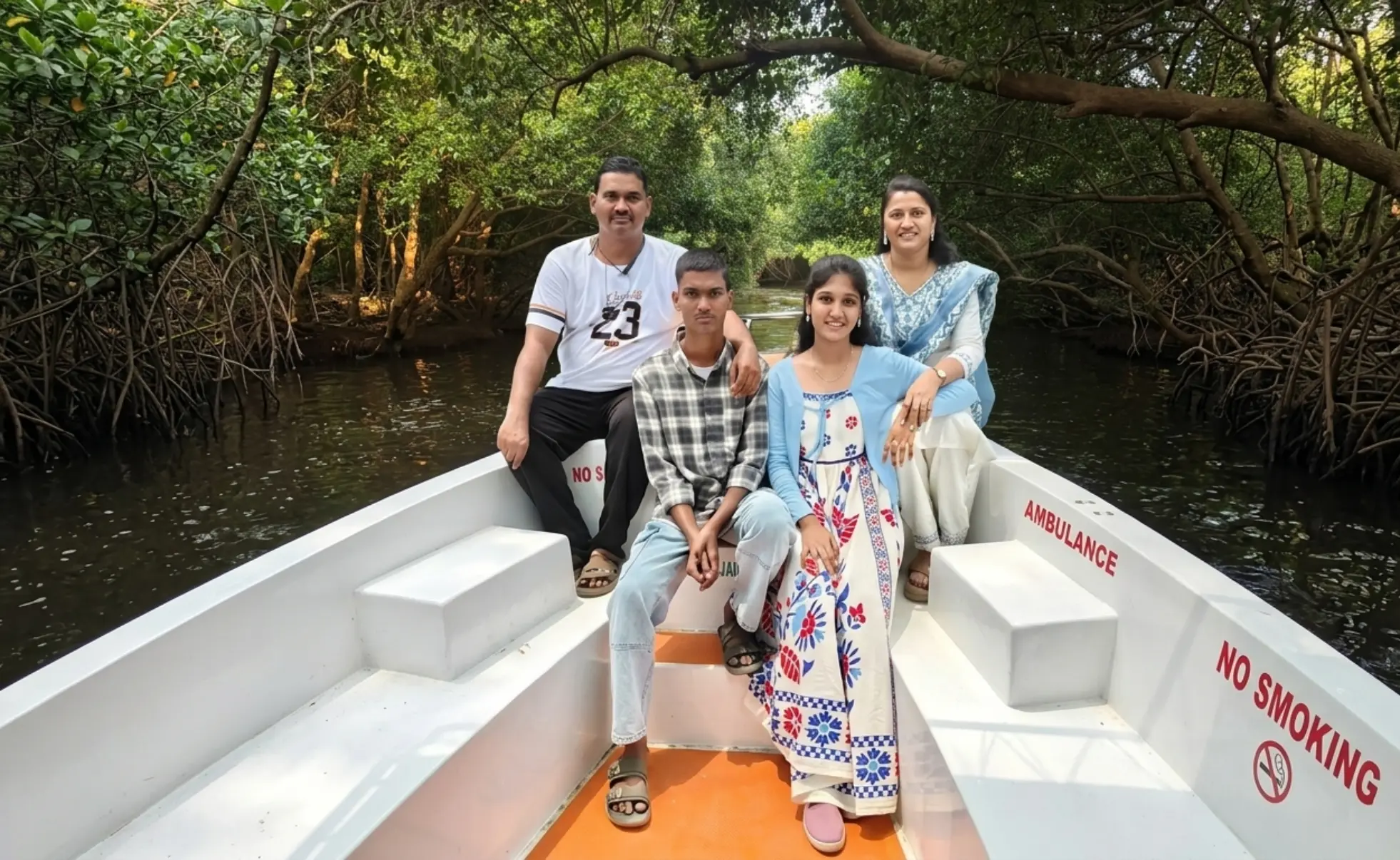 Family Boating in Pondicherry