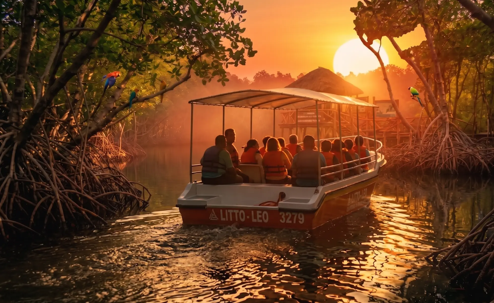 Sunset Boating in Pondicherry
