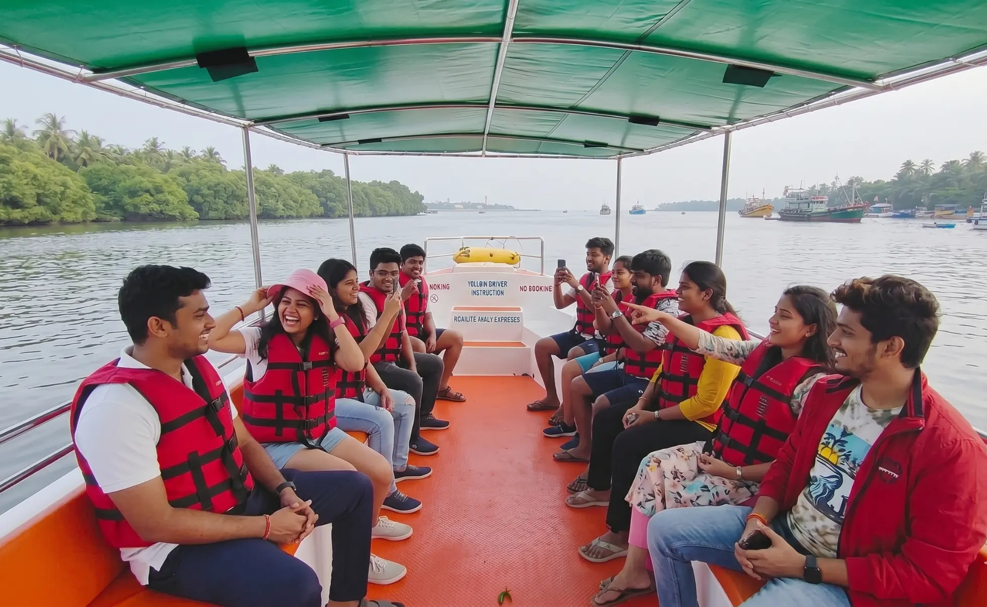 Friends Boating in Pondicherry